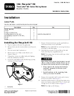 Toro Recycler Kit 131-4184 Installation Instructions preview