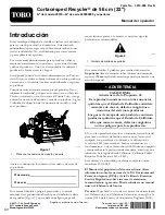 Preview for 22 page of Toro Recyler 20379 Operator'S Manual