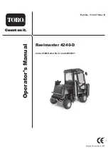 Toro Reelmaster 4240-D Operator'S Manual preview