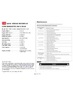 Preview for 57 page of Toro REELMASTER 5010 Series Quick Service Reference