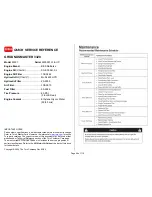 Preview for 58 page of Toro REELMASTER 5010 Series Quick Service Reference