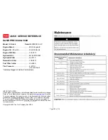 Preview for 100 page of Toro REELMASTER 5010 Series Quick Service Reference