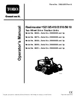 Preview for 1 page of Toro Reelmaster 5210 Operator'S Manual