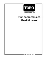 Предварительный просмотр 1 страницы Toro RM 2000 Fundamentals