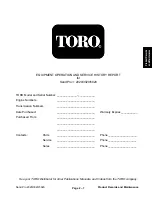 Предварительный просмотр 17 страницы Toro Sand Pro 5020 Service Manual