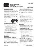 Preview for 1 page of Toro Snow Commander 38601 Operator'S Manual