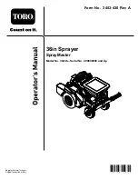 Предварительный просмотр 1 страницы Toro SprayMaster 34246 Operator'S Manual