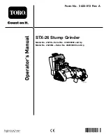 Toro STX-26 Operator'S Manual предпросмотр