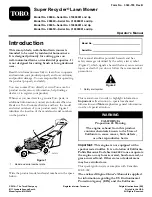 Toro Super Recycler 20092 Operator'S Manual preview