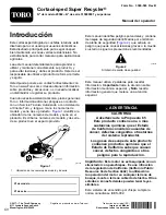 Preview for 25 page of Toro Super Recycler 20382 Operator'S Manual