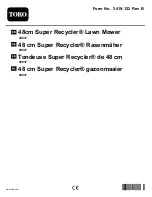 Toro Super Recycler 20837 Operator'S Manual preview