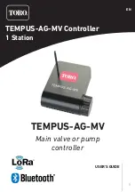 Toro TEMPUS-AG-CT User Manual preview