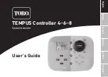 Toro TEMPUS Series User Manual preview