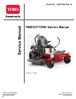 Предварительный просмотр 1 страницы Toro TIME CUTTER ZS 4200S Service Manual