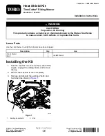 Toro TimeCutter 138-2537 Installation Instructions preview