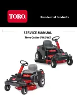 Toro TimeCutter SW 4200 Service Manual preview