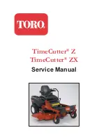 Предварительный просмотр 3 страницы Toro TimeCutter Z Series Service Manual