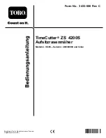 Preview for 57 page of Toro TimeCutter ZS 4200S Operator'S Manual