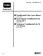 Toro TimeMaster 21199 Manual preview