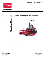 Toro TITAN Service Manual preview