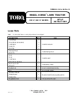 Toro WHEEL HORSE Series Setup Instructions предпросмотр