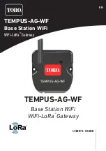 Toro WiFi-LoRa TEMPUS-AG-WF User Manual preview