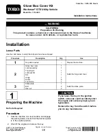 Preview for 1 page of Toro Workman 137-2883 Installation Instructions