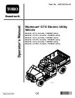 Toro WORKMAN GTX 07131 Operator'S Manual preview