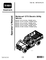 Preview for 1 page of Toro WORKMAN GTX 07131 Operator'S Manual