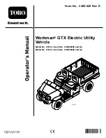 Toro Workman GTX Operator'S Manual preview