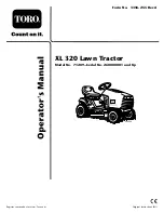 Toro XL 320 Operator'S Manual preview