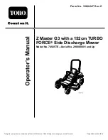 Preview for 1 page of Toro Z Master 74925TE Operator'S Manual