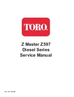 Предварительный просмотр 198 страницы Toro Z Master Z597 Service Manual