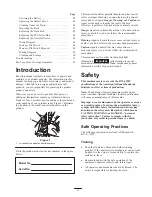 Preview for 3 page of Toro Z286E Operator'S Manual