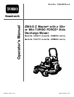 Toro Z580-D Z Master 74266CP Operator'S Manual preview