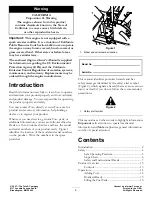 Preview for 2 page of Toro Z580-D Z Master 74266CP Operator'S Manual