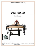TORONTO TOOL Pro-Cut 50 User Manual preview