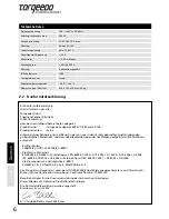 Предварительный просмотр 6 страницы Torqeedo 350 W Operating Manual