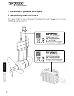 Предварительный просмотр 8 страницы Torqeedo Cruise 2.0 FP Operating Manual