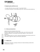 Предварительный просмотр 86 страницы Torqeedo Cruise 2.0 FP Operating Manual