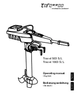 Предварительный просмотр 1 страницы Torqeedo Travel 1003 L Operating Manual