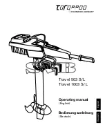 Preview for 1 page of Torqeedo Travel 1003 S/L Operating Manual