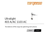 Torqeedo Ultralight 1103 AC Operating Instructions Manual предпросмотр