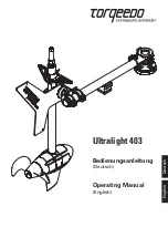 Предварительный просмотр 1 страницы Torqeedo Ultralight 403 Operating Manual