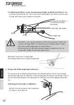 Предварительный просмотр 16 страницы Torqeedo Ultralight 403 Operating Manual