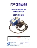 Preview for 1 page of TorqSense ORT230-C User Manual