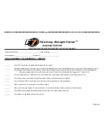 Preview for 43 page of Torque Fitness F7 Fold Away Strength Trainer Assembly And Maintenance Manual