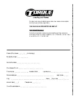 Preview for 48 page of Torque Fitness F7 Fold Away Strength Trainer Assembly And Maintenance Manual