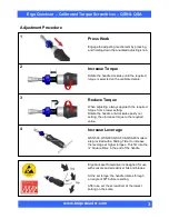 Preview for 3 page of Torqueleader QSA series Operator'S Manual