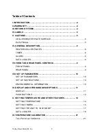 Preview for 2 page of TORREY PINES SCIENTIFIC EchoTherm IC22 Operating Manual